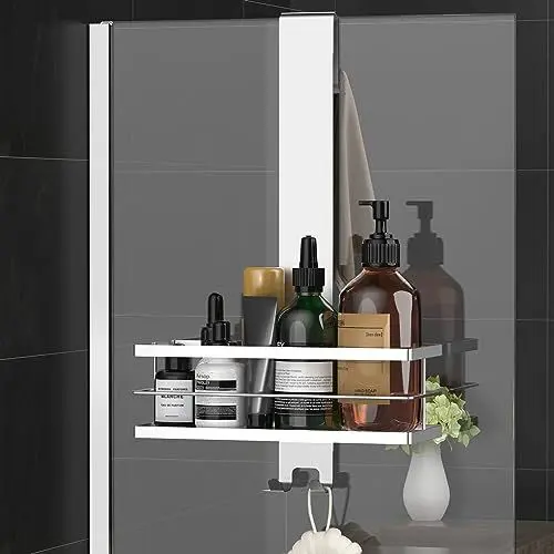 Produktbild: KEGII Duschablage zum Hängen, Duschregal Duschkorb ohne Bohren, Shampoo halterung für Dusche, Dusche Halterung Edelstahl, Duschablage Hängend, Badezimmer Organizer