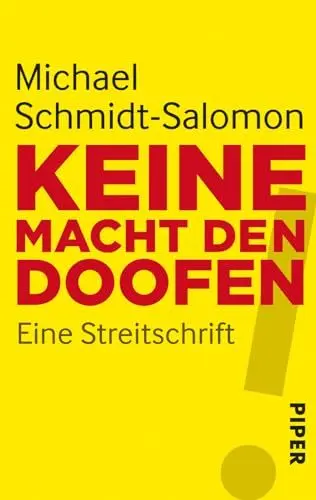 Produktbild: Keine Macht den Doofen: Eine Streitschrift