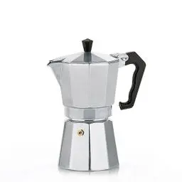 Produktbild: kela Espressokocher für 3 Tassen, Espressokanne 150 ml, Mokkakanne Kaffeekocher Aluminium, ITALIA, Espressomaschine, silber matt