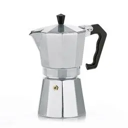 Produktbild: kela Espressokocher für 6 Tassen, Espressokanne 300 ml, Camping Kaffeekocher Aluminium, ITALIA, Espressomaschine, silber matt