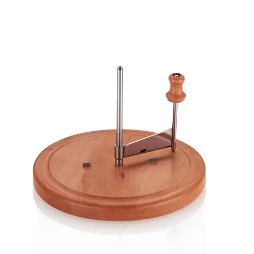Produktbild: kela Käsehobel rund 16 x Ø 22cm, Käseschneider, Schokoladenhobel, LUXUS, Buchenholz