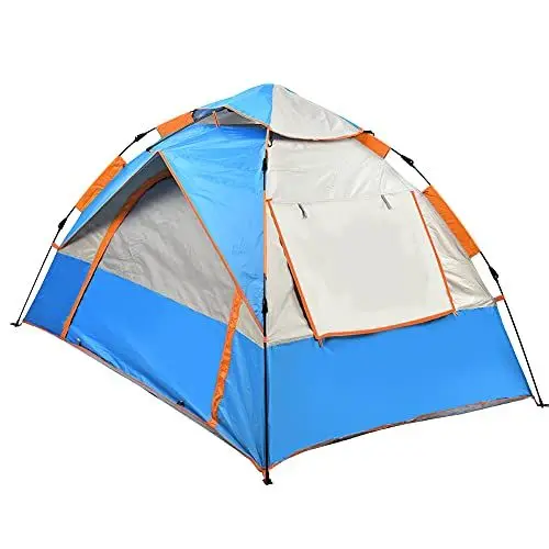 Produktbild: Kelepu 2-Personen-Campingzelt, leichtes Rucksackzelt, wasserdicht, Winddicht, Zwei Türen, einfacher Aufbau, Außenzelte für Familien, Camping, Jagd, Wandern
