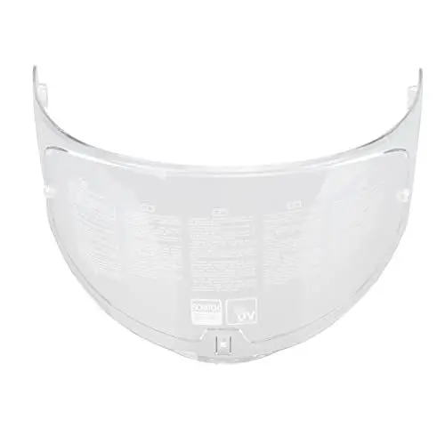 Produktbild: Kelepu Motorradhelm-Visierlinse, verschleißfester Sonnenschutz, klare Sicht, Helmvisier für Motorradhelm FF0 8 353 800 (Transparent)
