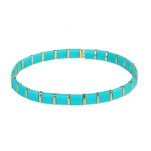 Produktbild: KELITCH Tila Perlen Armband Bunte Stretch Armband Miyuki Armbänder Regenbogen Kette Armbänder Für Damen