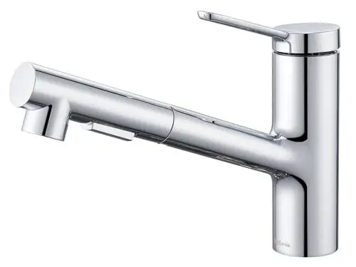 Produktbild: Kelleria Hochdruck Ausziehbare Küchenarmatur, Dual-Spülbrause, Wasserhahn Küche mit Brause Ausziehbar, Einhebelmischer Spültischarmatur Küche 120° Schwenkbar Wassersparend, Inkl Zubehör, Chrom