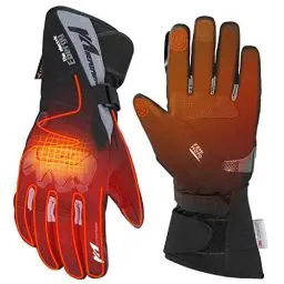 Produktbild: KEMIMOTO Beheizbare Handschuhe, Beheizte Handschuhe Motorrad mit 2500mAh Akku, Beheizte Winter Motorradhandschuhe für Herren und Damen, Ideal für Motorradfahren,Skifahren,Outdoor-Aktivitäten usw