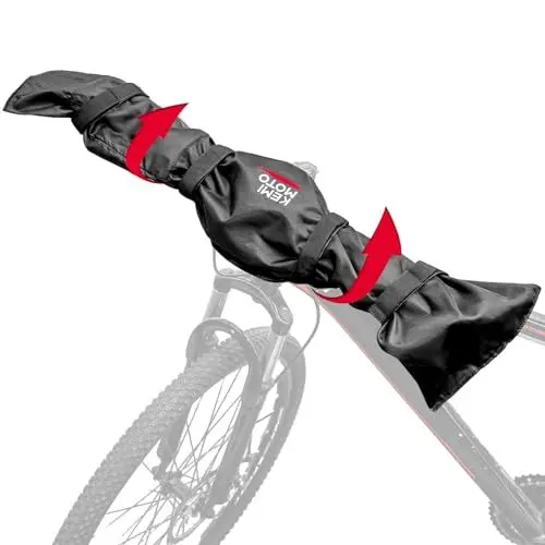 Produktbild: KEMIMOTO Lenkerschutzhülle Ebike, Fahrradlenker Schutzhülle fürs E-bike, Wasserabweisender Transportschutz für Fahrräde, Fahrrad Lenkerschutz Einfach zu Verstauen, E-Bike&Fahrrad Zubehöre