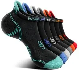 Produktbild: KEMISANT Sneaker Socken 6 Paar, Socken Herren Sportsocken Laufsocken Knöchelsocken Kurzsocken,Atmungsaktive Anti Schweiß(6Paare,47-50)