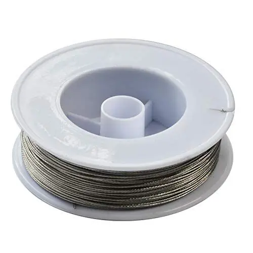 Produktbild: Kemo Z003 Blanke Edelstahl-Litze, ca. 100 Meter. Zubehör für Hochspannungsgenerator FG025 oder FG025Set
