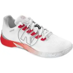 Produktbild: Kempa Damen Attack Pro 2.0 Women Handballschuhe, Sportschuhe, Turnschuhe, weiß/rot, 44 EU