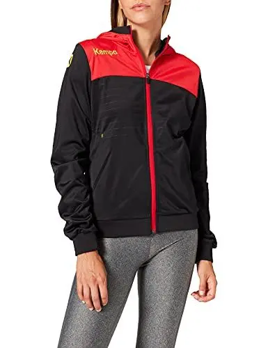 Produktbild: Kempa Herren Emotion 2.0 Kapuzenjacke, schwarz/Rot/Gelb, M