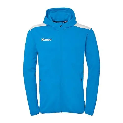 Produktbild: Kempa Herren Emotion 27 Kapuzenjacke Sport-Jacke, Kempablau/weiß, M EU
