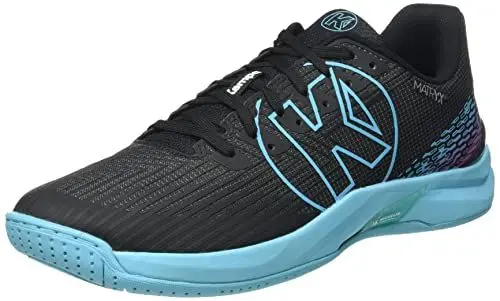 Produktbild: Kempa Herren Attack Two 2.0 Handballschuh, Schwarz/Aqua, 44 EU