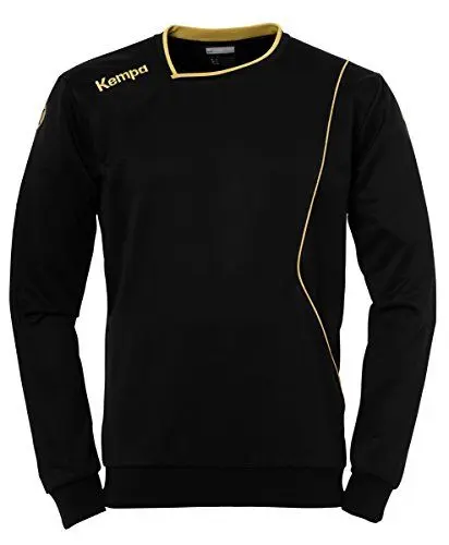 Produktbild: Kempa Herren Curve Training Top, schwarz/Gold, 2XL