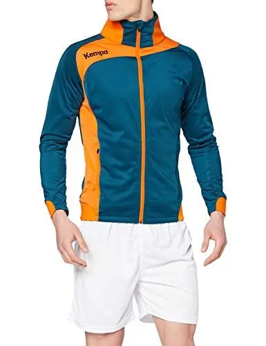 Produktbild: Kempa Herren Peak Multi Jacke, Petrol/Orange, XL
