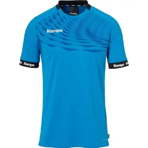Produktbild: Kempa Herren Wave 26 Shirt Jungen Sportshirt Kurzarm Funktionsshirt Handball Gym Fitness Trikot, Kempablau/Royal, L EU