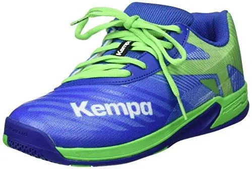 Produktbild: Kempa Jungen Unisex Kinder Wing 2.0 JUNIOR Handballschuhe, Grün (Azur/Vert Printemps 01), 28 EU