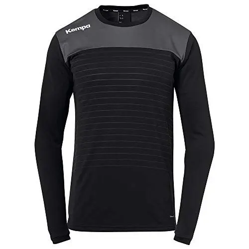 Produktbild: Kempa Kinder Emotion 2.0 Langarmshirt Longsleeve, schwarz/Anthra, 164