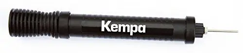 Produktbild: Kempa Kompakte Zwei-Wege-Ballpumpe für Handball, Fußball, Basketball etc., Luftpumpe mit Dual Action, Doppelhub-Pumpe, inkl. Ventil-Nadel, 200180001, Schwarz