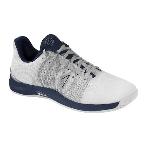 Produktbild: Kempa Unisex Attack One 2.0 Game Changer Handballschuhe, Sportschuhe, Turnschuhe, weiß/Marine, 47 EU