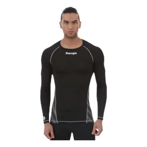 Produktbild: Kempa Unisex Bekleidung Teamsport Attitude Longsleeve Langärmeliges T-shirt, Schwarz, M EU