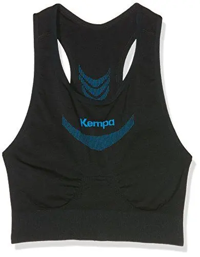 Produktbild: Kempa Unisex Bekleidung Teamsport Attitude Pro Damen Trainingstop, Schwarz/Kempablau, XL-XXL EU