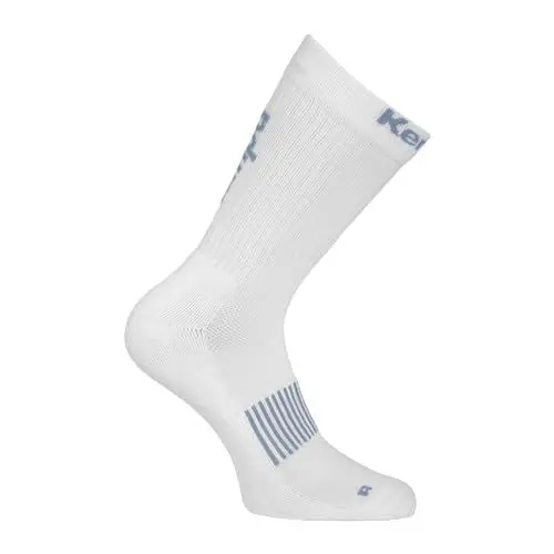 Produktbild: Kempa Unisex Logo Classic Sport-Socken, Weiß/aqua, 41-45 EU