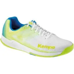 Produktbild: Kempa Unisex Wing 2.0 Sneaker Freizeitschuh Halbschuh Lauf-und Sportschuh Turnschuhe Handball Jogging Outdoor Freizeit Shoes-leicht und atmungsaktiv, Weiß Fluo Gelb