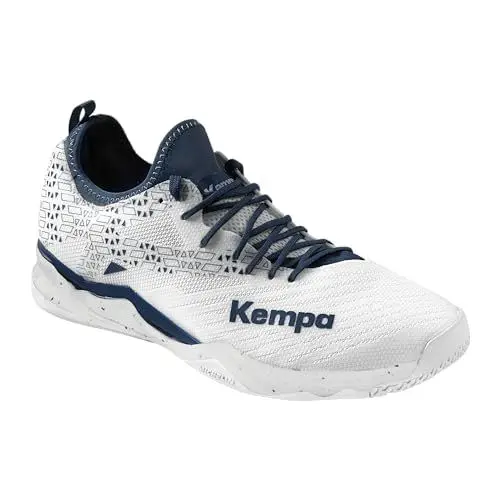 Produktbild: Kempa Unisex Wing Lite 2.0 Game Changer Handballschuhe, Sportschuhe, Turnschuhe, weiß/Marine, 43 EU
