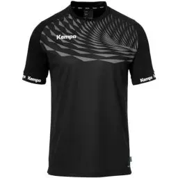 Produktbild: Kempa Herren Kempa Wave 26 Shirt Herren Jungen Sportshirt kurzarm T Shirt Funktionsshirt Handball Gym Fitness Tri, Schwarz/Anthra, M EU