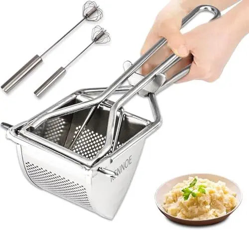 Produktbild: Kartoffelpresse und 2 Stück Schneebesen (Kartoffelpresse und 2 Stück Schneebesen)