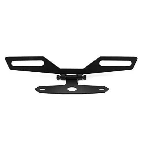 Produktbild: Kennzeichenhalter Motorrad Klappbar, Kennzeichenhalter Halterung Klapp-Kennzeichen-Rücklicht-Halter-Heckhalterung für Motorrad ATV