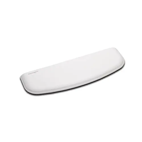 Produktbild: Kensington K50435EU ErgoSoft Handgelenkauflage für flache, kompakte Tastatur, grau - Ergonomische Unterstützung, Geschwungenes Design, Robust, leichte Reinigung, Geeignet für MacBook, iMac