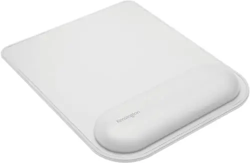 Produktbild: Kensington K50437EU ErgoSoft Mauspad mit Handgelenkauflage, grau - Gel-gepolsterte rutschfeste Mausmatte, Ausgerichtete Handgelenksunterstützung, Sicher und komfortabel