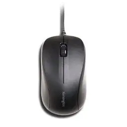 Produktbild: Kensington Kabelgebundene USB 3.0 Maus, ValuMouse, optische USB Desktop Maus mit Kabel, Computermaus mit beidhändigem Design & Scrollrad, ohne Klickgeräusche, Für PC und Mac, Schwarz, K72110EU