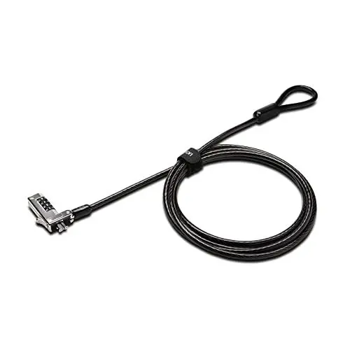 Produktbild: Kensington Laptop Schloss - Slim-Kombinationsschloss für ultraflache Laptops & 2-in-1 Geräte mit Standard Sicherheits-Slots, Laptop-Diebstahlschutz mit 1,8 m schnittfestem Kabel, K60600WW
