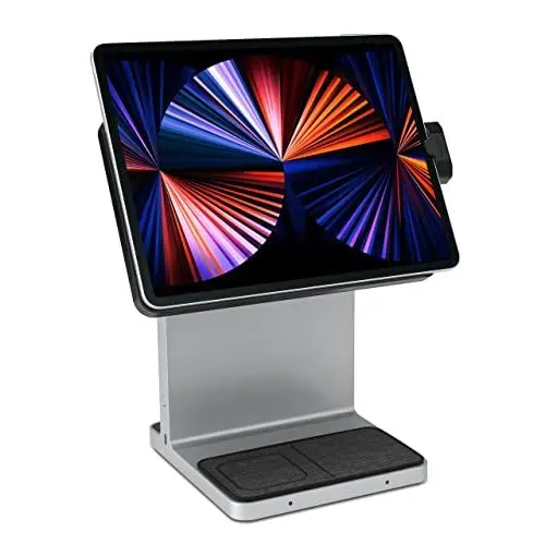 Produktbild: Kensington StudioDock iPad Pro Stand - Verstellbare Tablet-Halterung für iPad Pro 11 und iPad Air 2020+ - Magnetische Befestigung - Schnelles Aufladen von iPhone und AirPod, K34031WW