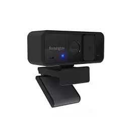 Produktbild: Kensington W1050 1080p-Webcam mit Weitwinkel und integriertem Mikrofon mit Rauschunterdrückung, 95°-Blickwinkel, Digitale PC-Computer-Videokamera für Präsentationen oder Videokonferenzen, K80251