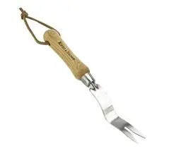 Produktbild: Kent & Stowe Hand Wurzelstecher – Unkrautstecher aus Edelstahl für Gras- und Erdflächen, Unkrautentferner mit Stiel aus Eschenholz, Länge: 30 cm