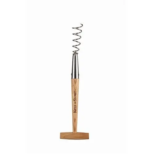 Produktbild: Kent & Stowe Löwenzahnzieher – Löwenzahn Entferner aus hochwertigem Edelstahl, Unkrautentferner mit Stiel aus Eschenholz, Länge: 38 cm