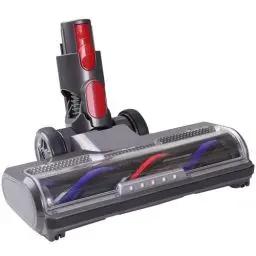Produktbild: KENVOR Bürste kompatibel mit Dyson V7, V8, V10, V11, V15, Zubehör Bodenbürste mit Direktantrieb und 5 LED-Leuchten für Hartböden,Grau