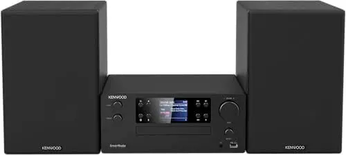 Produktbild: KENWOOD M-9500S-B - Smart Micro Hi-Fi System mit Internetradio, DAB+, CD/USB, Audiostreaming, Sub-Out, Optical-In, 2 x 50 Watt RMS Schwarz