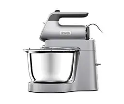 Produktbild: Kenwood Chefette HMP54.000SI - Handmixer und Küchenmaschine in einem, 3,5 l Edelstahl-Schüssel, variable Geschwindigkeit + Pulse-Funktion, 650 Watt, Silber