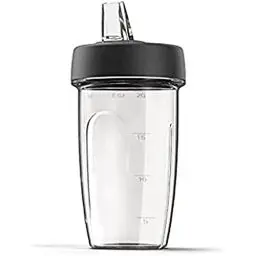 Produktbild: Kenwood KAH740PL Blend Xtract Sport Mixer (Smoothies, Säfte, Milchshakes, Küchenmaschinen Zubehör, Geeignet für alle Kenwood Chef Küchenmaschinen. 2 x 0,6 L Trinkbecher),Grau