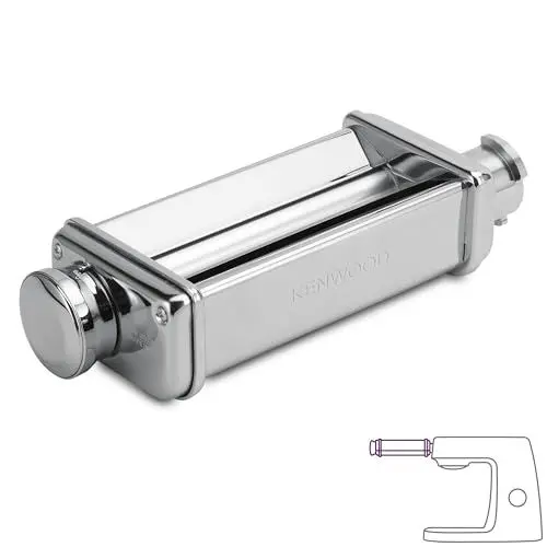 Produktbild: Kenwood KAX980ME Lasagne-Walze, Küchenmaschinen-Zubehör, silber