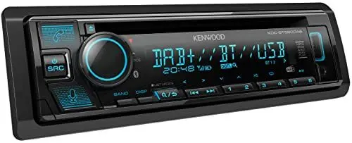 Produktbild: Kenwood KDC-BT560DAB Autoradio Anschluss für Lenkradfernbedienung, Bluetooth-Freisprecheinrichtun, Schwarz