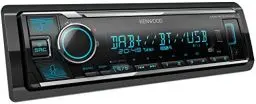 Produktbild: Kenwood KMM-BT508DAB - USB-Autoradio mit DAB+ & Bluetooth Freisprecheinrichtung (Amazon Alexa, Soundprozessor, USB, AUX, 2 x Pre-Out 2.5 V, 4 x 50 Watt, VAR. Beleuchtung, inkl. DAB+ Antenne)