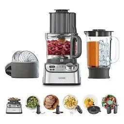 Produktbild: Kenwood MultiPro XL Weigh+ FDM72.990SS Kompakt-Küchenmaschine mit integrierter Waage & Timer, ExpressDice, 3 l Arbeitsbehälter, Variable Geschwindigkeit, XL-Einfüllschacht, 1000 Watt, Silber