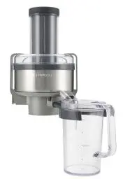 Produktbild: Kenwood Profi-Entsafter AT641 für Küchenmaschine Cooking Chef KM 070, Edelstahloptik, 20 x 27 x 31 cm
