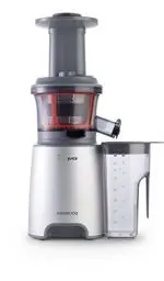 Produktbild: Kenwood PureJuice Entsafter JMP600SI, Slow Juicer für selbstgemachte Säfte, mit niedriger Drehzahl für den Erhalt wichtiger Vitamine, sehr leise im Betrieb, 150 Watt, Silber